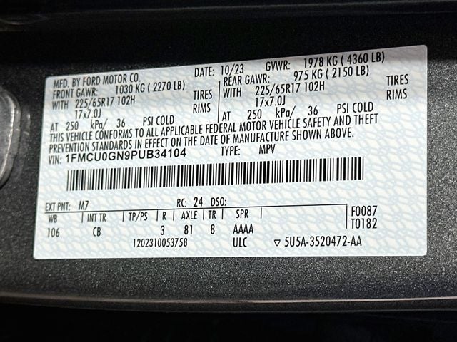 2023 Ford Escape Active