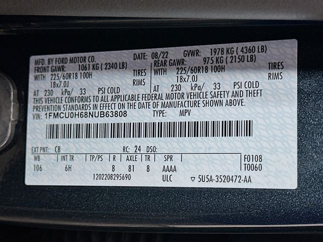 2022 Ford Escape SEL