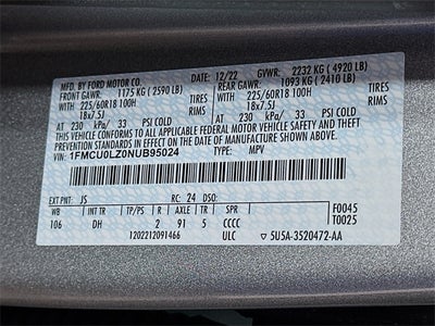 2022 Ford Escape Plug-In Hybrid Titanium