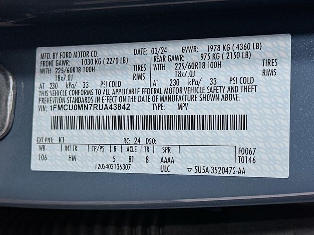 2024 Ford Escape ST-Line