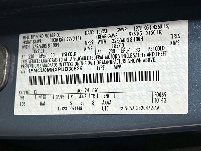 2023 Ford Escape ST-Line