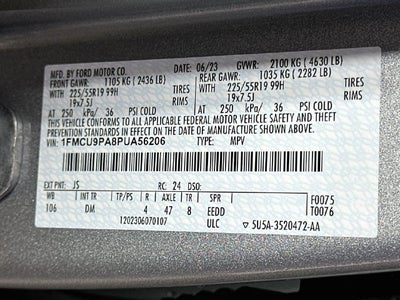 2023 Ford Escape ST-Line Elite