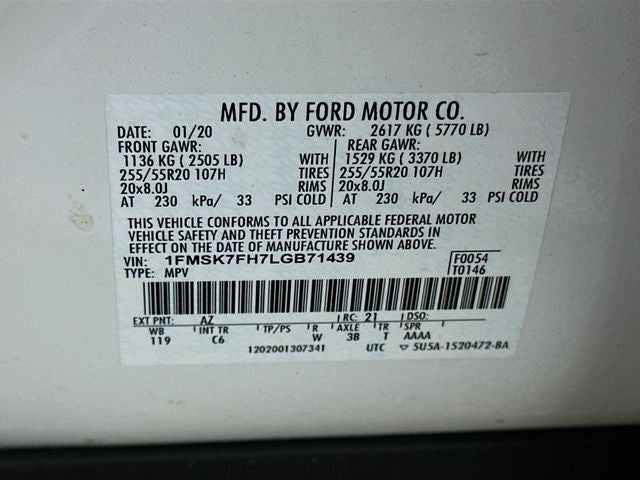 2020 Ford Explorer Limited