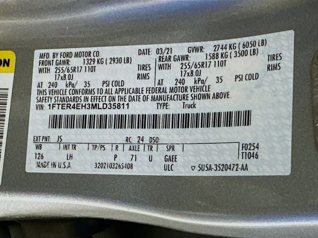 2021 Ford Ranger XLT