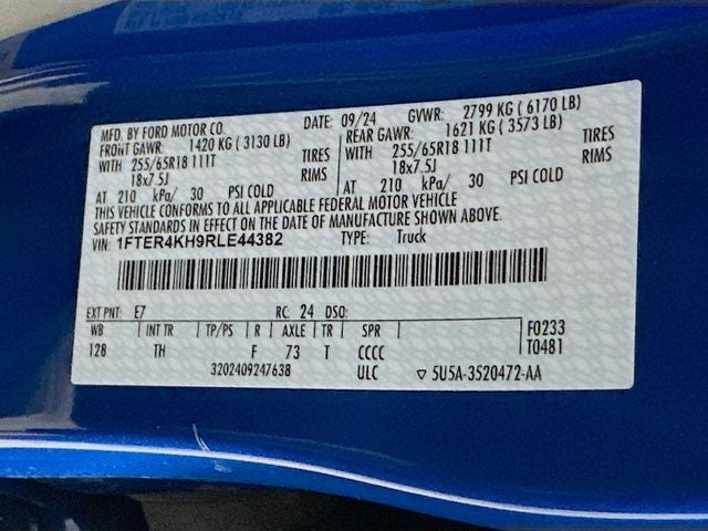 2024 Ford Ranger Lariat