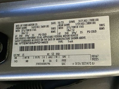 2023 Ford F-150 Tremor
