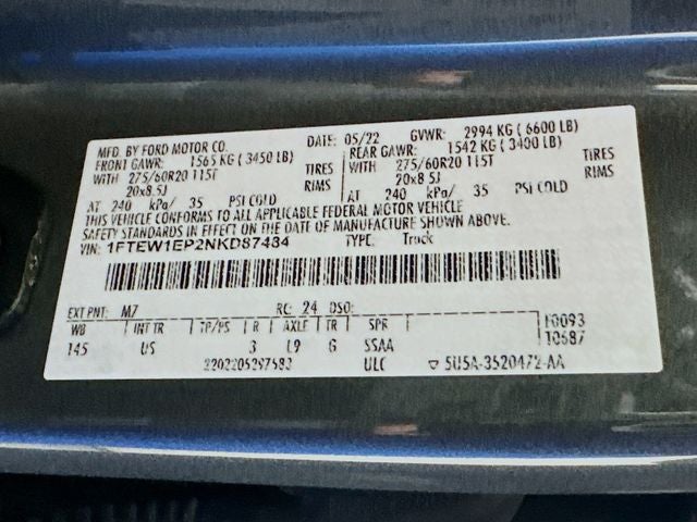 2022 Ford F-150 XLT
