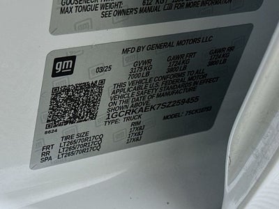 2025 Chevrolet Silverado 1500 WT