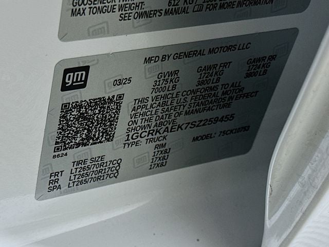 2025 Chevrolet Silverado 1500 WT