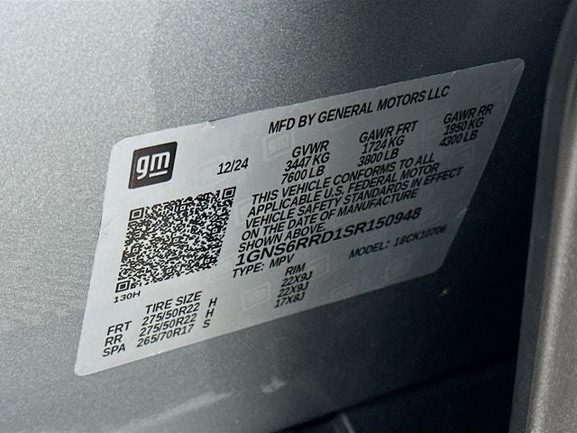 2025 Chevrolet Tahoe RST