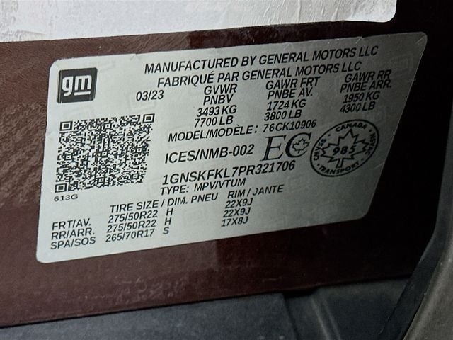 2023 Chevrolet Suburban Premier