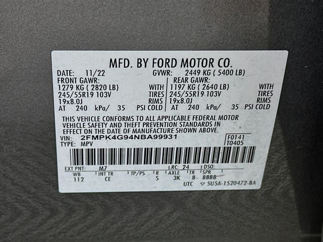 2022 Ford Edge SE