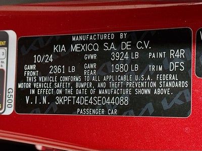 2025 Kia K4 LXS