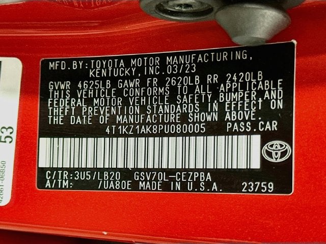 2023 Toyota Camry XSE V6