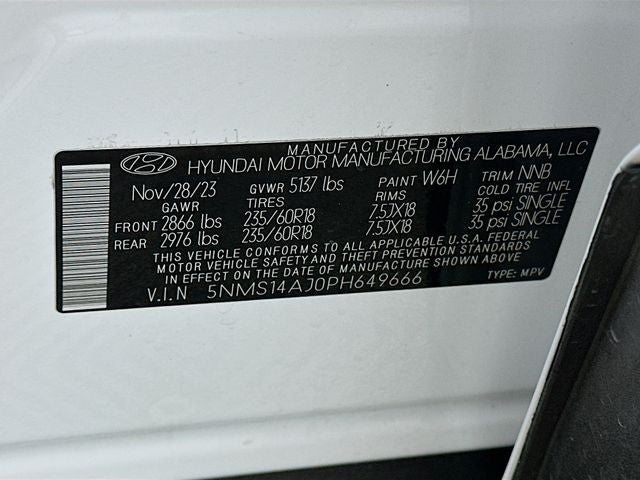 2023 Hyundai Santa Fe SE