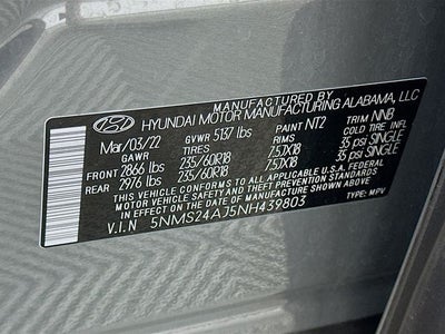 2022 Hyundai Santa Fe SEL