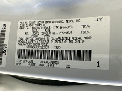 2023 Toyota Tundra Platinum