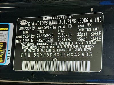 2020 Kia Telluride SX