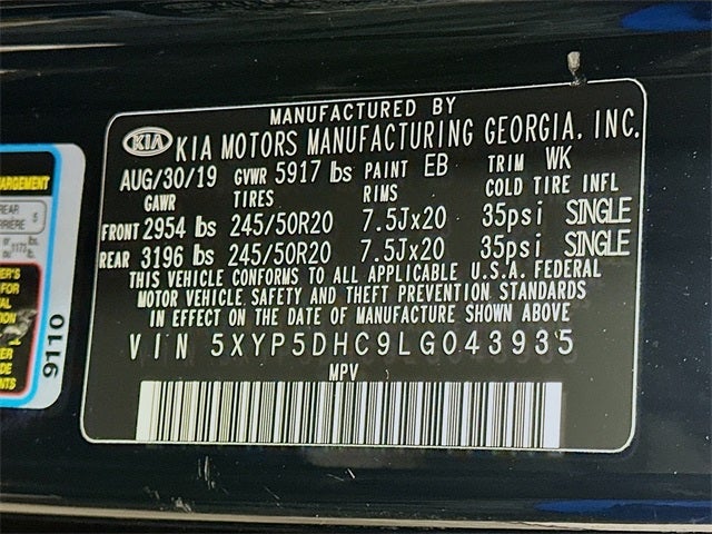 2020 Kia Telluride SX