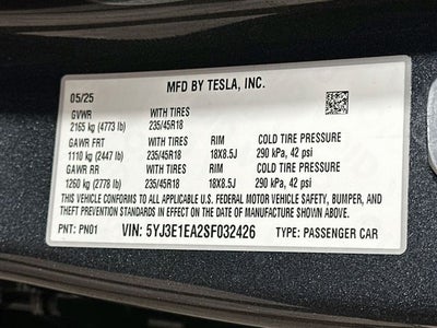 2025 Tesla Model 3 Long Range