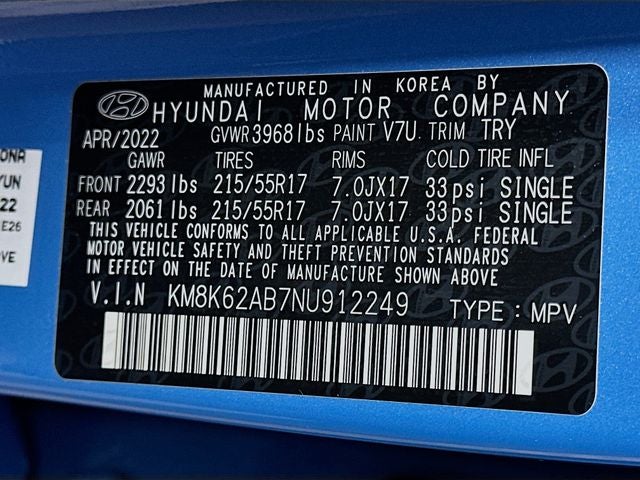 2022 Hyundai Kona SEL