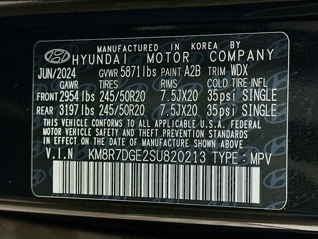 2025 Hyundai Palisade Calligraphy