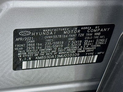 2021 Hyundai Santa Fe Hybrid SEL Premium