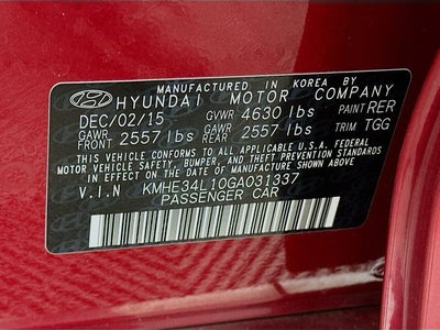 2016 Hyundai Sonata Hybrid Limited