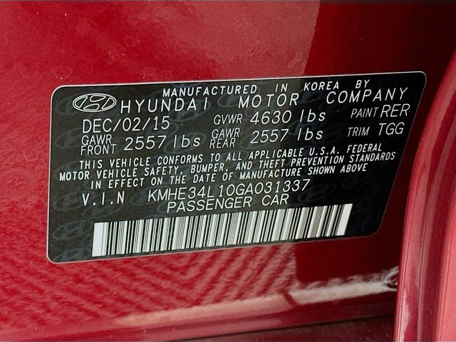 2016 Hyundai Sonata Hybrid Limited