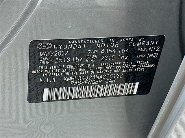 2022 Hyundai Sonata Limited