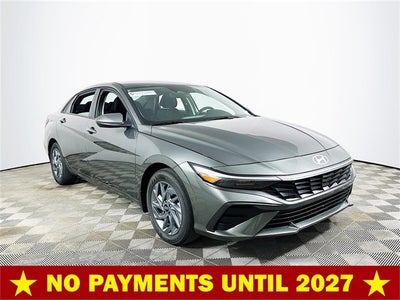 2026 Hyundai Elantra Hybrid Blue