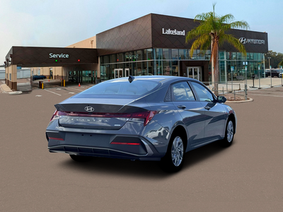 2026 Hyundai Elantra Hybrid Blue
