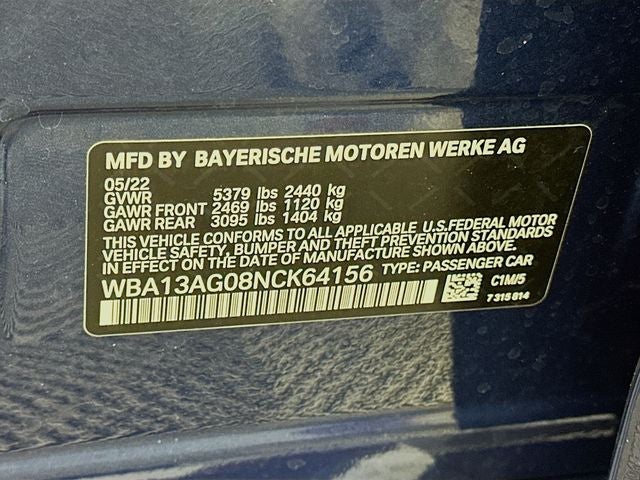 2022 BMW 5 Series 530e iPerformance