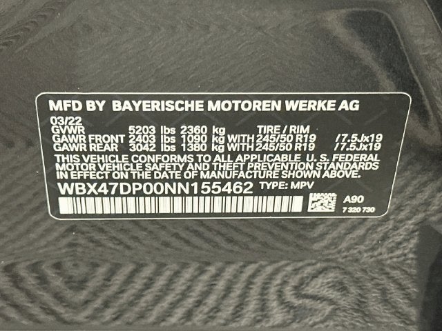 2022 BMW X3 sDrive30i