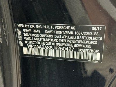 2018 Porsche 718 Cayman Base