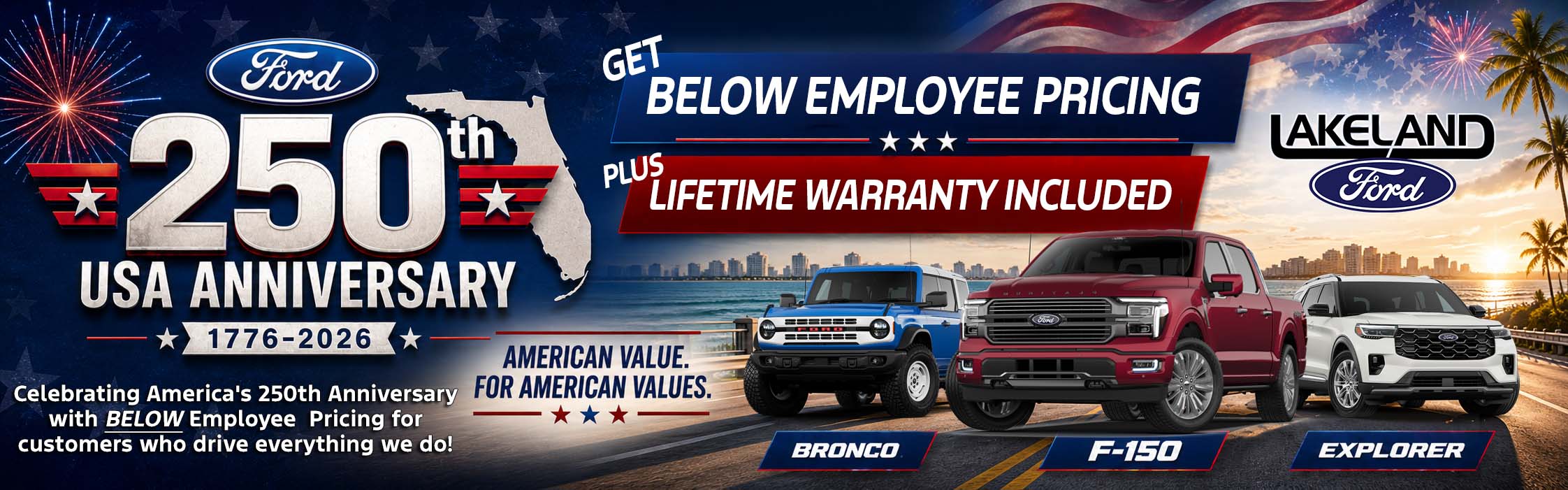 Get Below Employee Pricing from Lakeland Ford