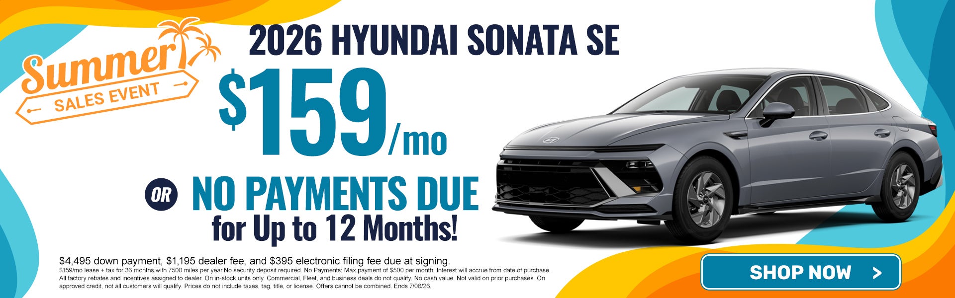 2024 Sonata $249/mo