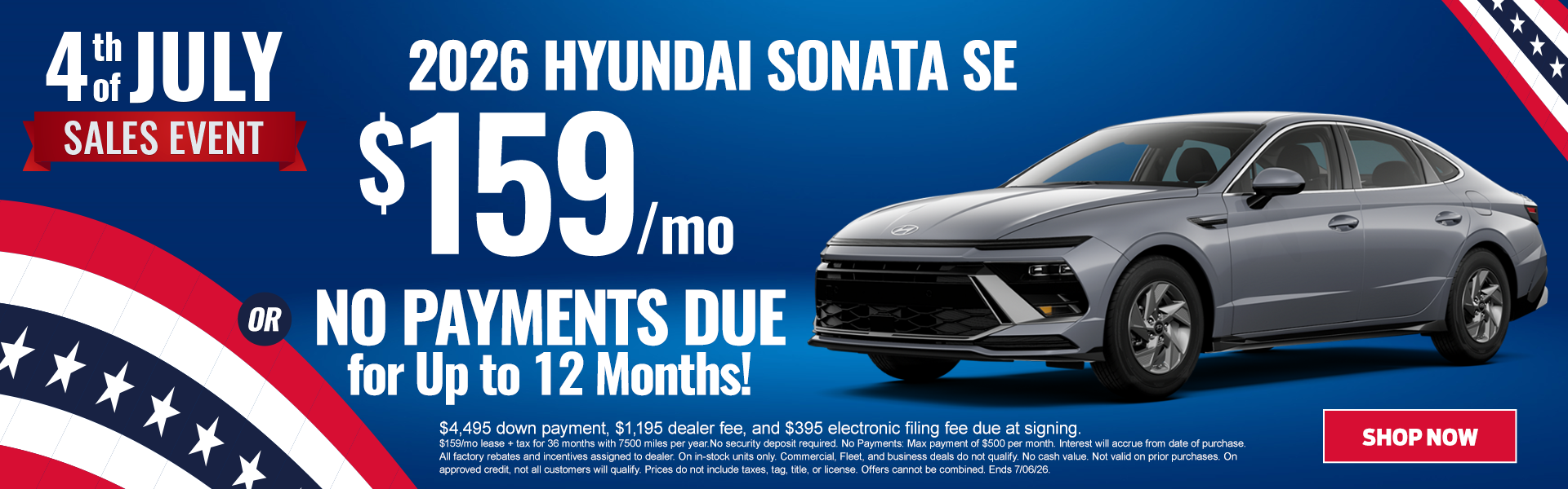 2024 Sonata $249/mo