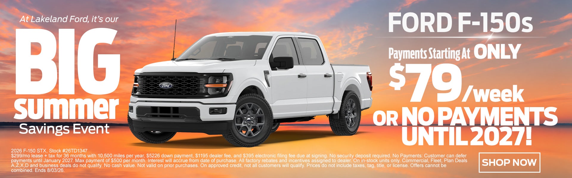 2025 F-150 XLT starting at $79 a week