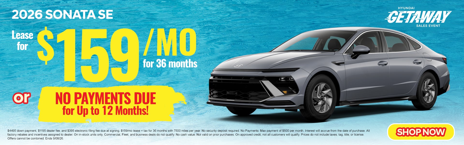 2026 Sonata Just $159/mo