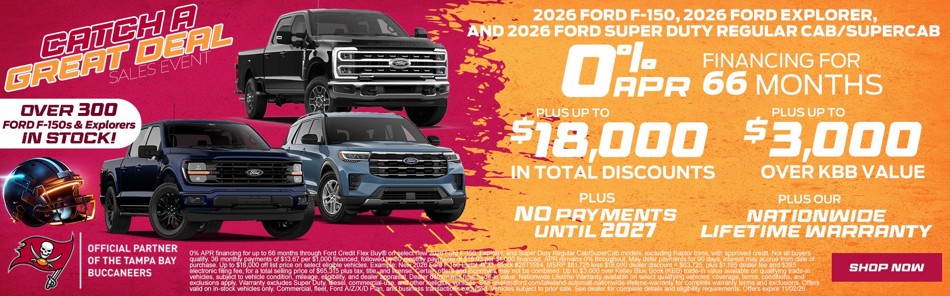 0% APR for 66 Months on our most popular models!