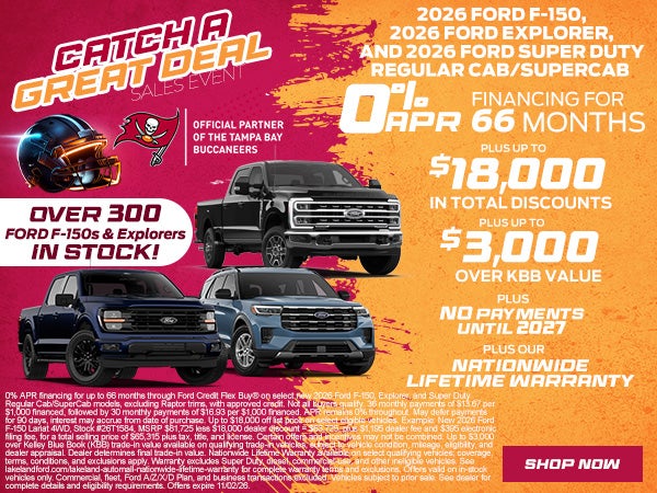 0% APR for 66 Months on our most popular models!